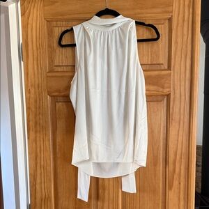 White House Black Market Ivory Blouse